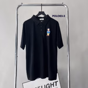 Áo Polo Nam Nữ Unisex Đen Trơn Chất Liệu Cotton 100% Mịn 2 Chiều (Polo03) - Chốt Đi Store
