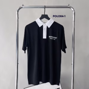 Áo Polo Nam Nữ Unisex Đen Phối Cổ Trắng Chất Liệu Cotton 100% Mịn 2 Chiều (Polo04)- Chốt Đi Store