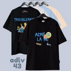 [Adlv43] - Áo Thun Tay Lỡ Unisex Nam Nữ Adlv In Hình Siêu Đẹp, Chất Liệu 100% Cotton Cao Cấp Mịn Mát Thấm Hút Mồ Hôi - Chốt Đi Store