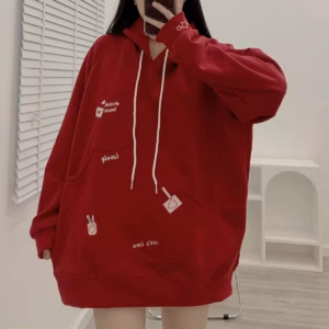 Áo Hoodie Nữ Vải Nỉ Thêu Nhiều Hình Độc Đáo Mẫu Bánh Mì Cá Tính - Golden Dream