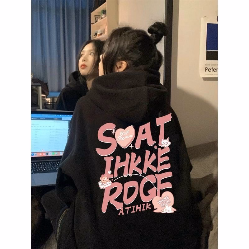 Áo Hoodie Nữ Vải Nỉ In Chữ Soat Rdgf Cute Phong Cách Teen Tp389 - Golden Dream - Ảnh 6