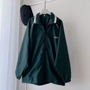 Áo Khoác Dù Nam Nữ Rotc Chất Vải Gió 2 Lớp Form Rộng Thời Trang Màu Xanh Sht30 - Minh Hà House