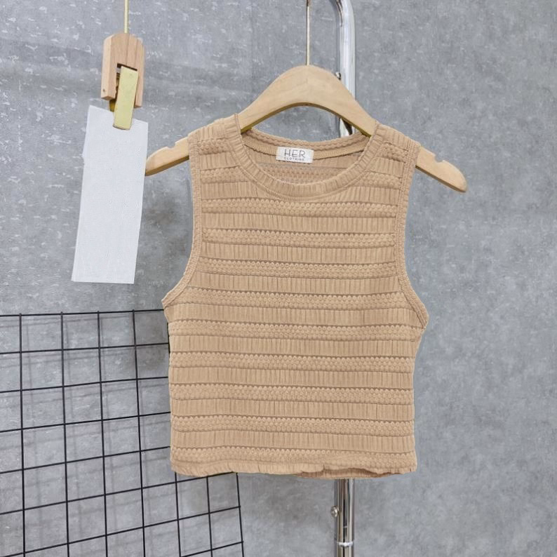 Áo Ba Lỗ Nữ Sát Nách Với Chất Xốp Nhẹ, Ôm Body Tôn Dáng Xinh Ablnsn - Chipxinhxk - Ảnh 4