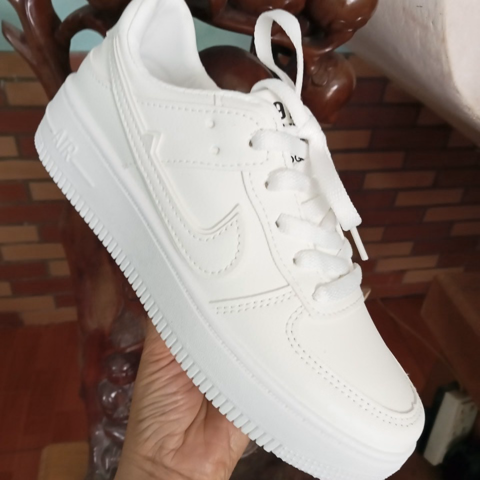 Giày Thể Thao Nam, Nữ Air Móc Nike Trắng - Haanh - Ảnh 5