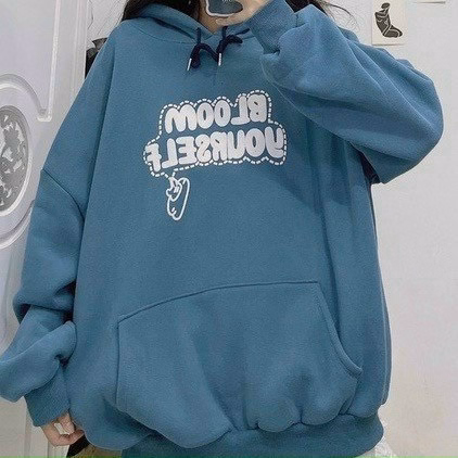 Áo Hoodie Nữ In Chữ Moolb Nổi Siêu Nét Tay Phồng Cá Tính Tp490 - Golden Dream