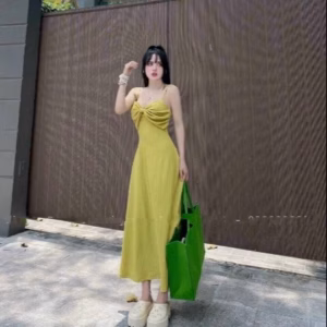 Váy Dáng Dài Hai Dây Sang Chảnh V498 - Haka Mây