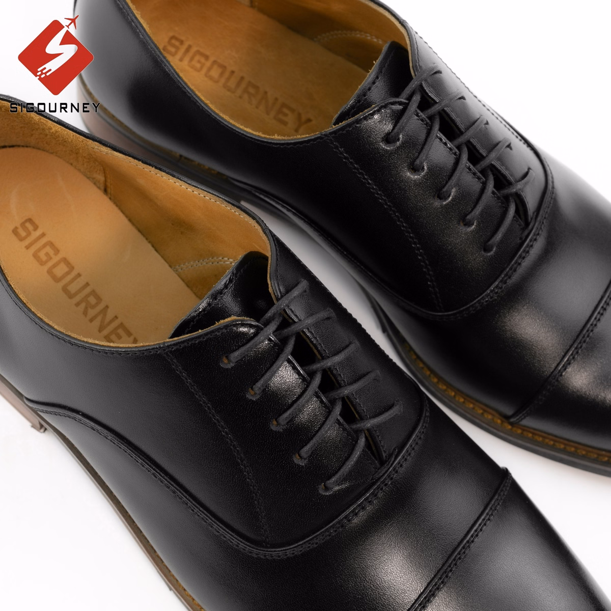 Giày Oxford Captoe Đế Phíp Cao Cấp Scc-02 - Sigourney - Ảnh 3