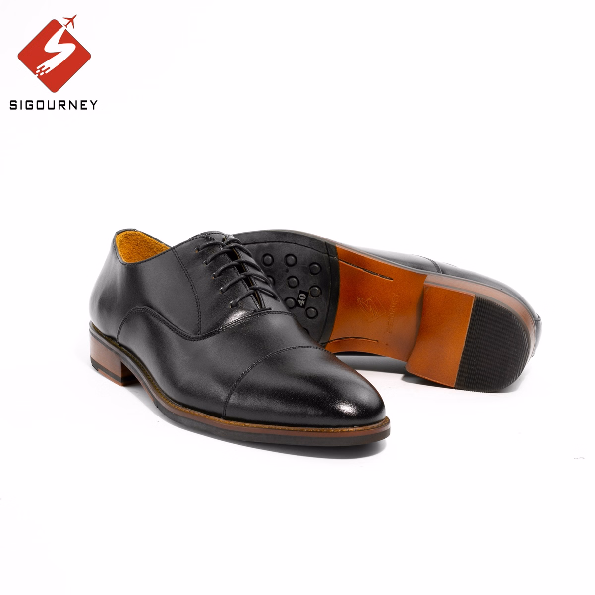 Giày Oxford Captoe Đế Phíp Cao Cấp Scc-02 - Sigourney - Ảnh 2