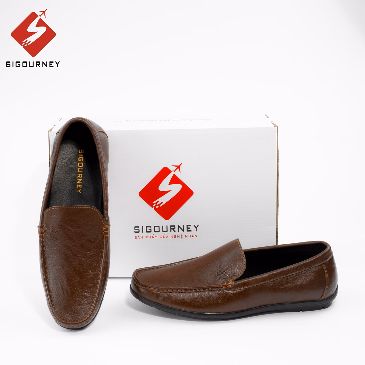 Giày Mọi Nam Da Bò Cao Cấp Sig-20 - Sigourney - Ảnh 7