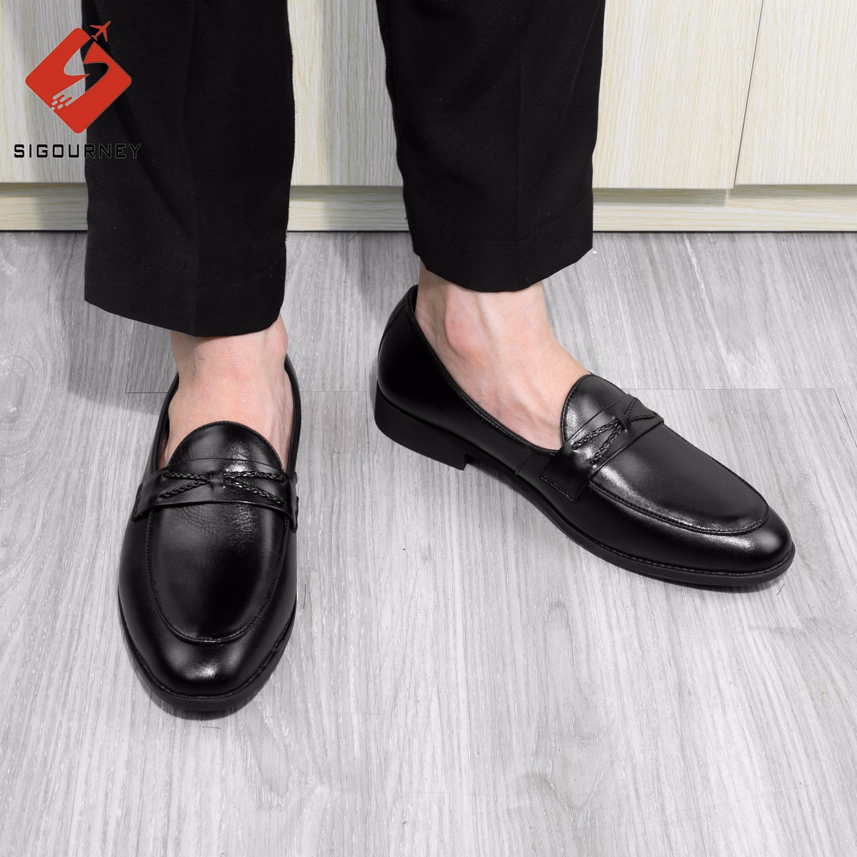 Giày Lười Nam Da Bò Sig-11 - Sigourney - Ảnh 8