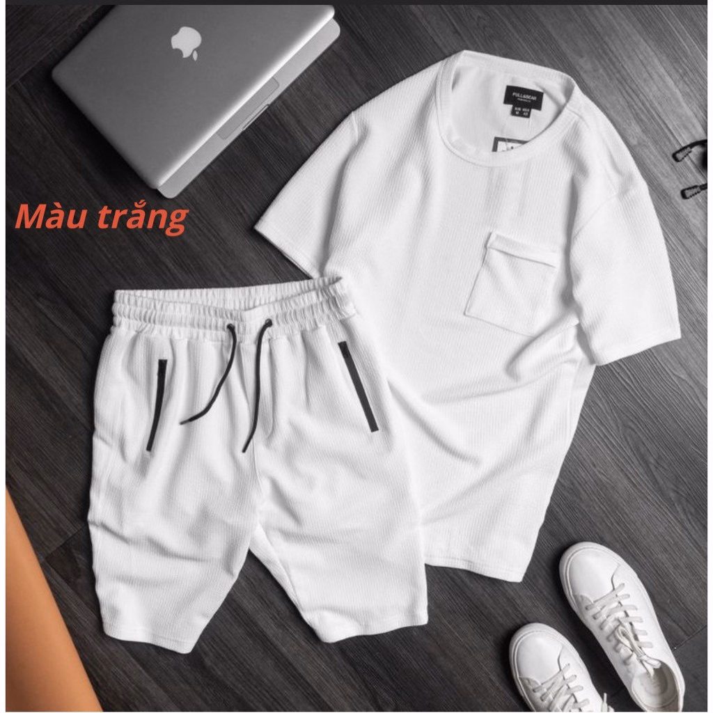 Bộ Quần Áo Thể Thao Nam Cộc Tay Chất Cotton Xốp Thái Mềm Mịn Thoáng Mát Mặc Nhà Đi Chơi Tj05 - Tomijun.Vn - Ảnh 2