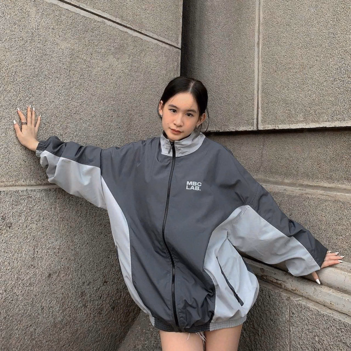 Áo Khoác Dù Nam Nữ Phối Chữ Mbc Lab. Kiểu Dáng Tay Phồng Cực Hot Tp871 - Golden Dream - Ảnh 6