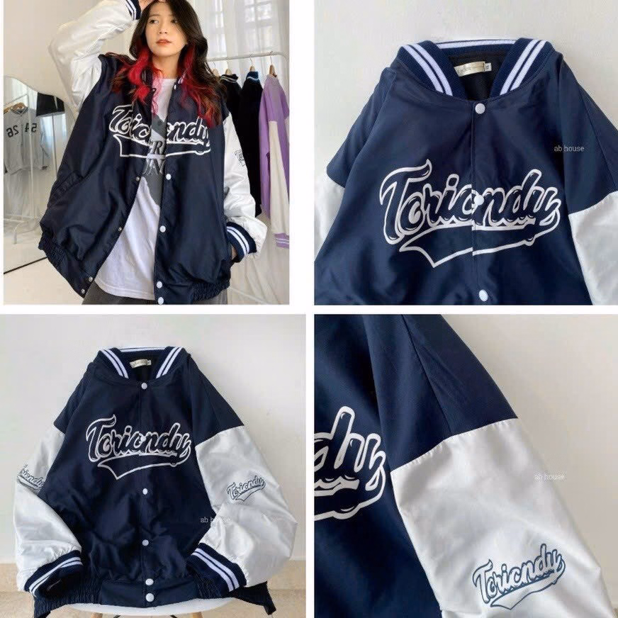 Áo Khoác Bomber Torotendy Dù 2 Lớp Form Rộng Thời Trang Sht46 - Minh Hà House - Ảnh 4