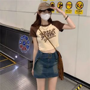 Áo Crotop Cổ Tròn Tay Ngắn Ôm Body Beer Bro Ug359 - Nana House