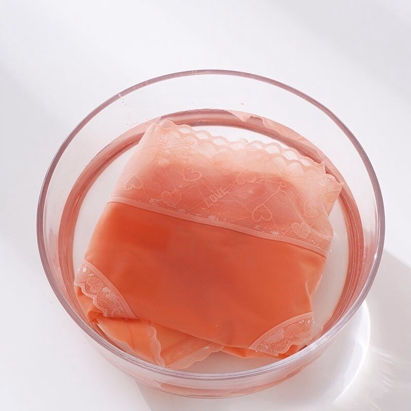 Set 5 Quần Lót Lụa Lạnh Cạp Cao Kháng Khuẩn Tim Không Lộ Viền Cao Cấp - Size M - Giao Màu Ngẫu Nhiên - Vanass - Ảnh 5