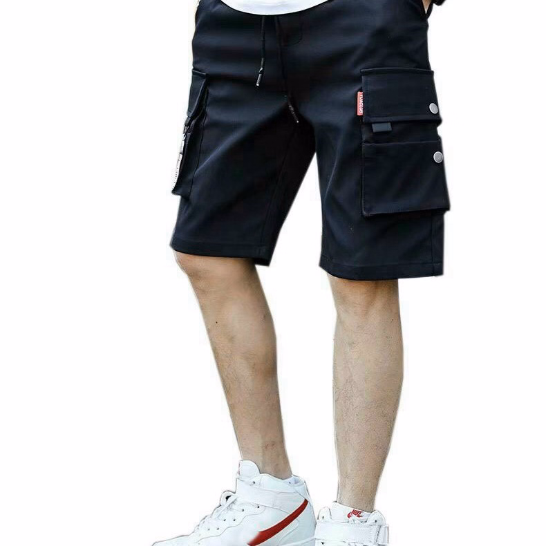 Quần Short Nam Kaki Túi Tag Hộp Phản Quang Phối Dây Co Giãn - Ausa House - Ảnh 3