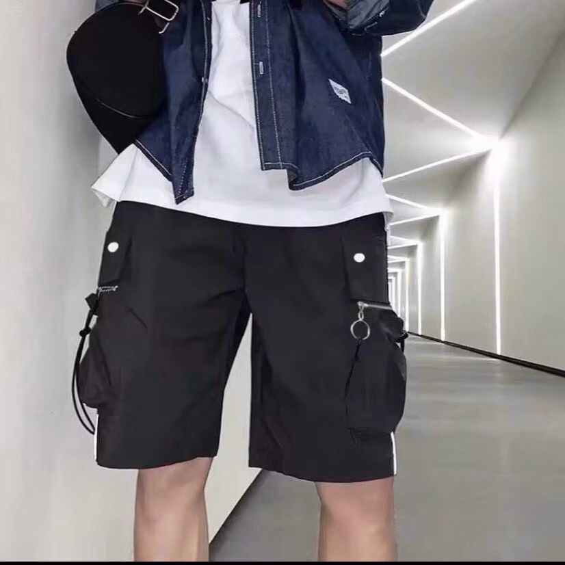 Quần Short Nam Kaki Túi Khóa Móc Tròn - Ausa House - Ảnh 2