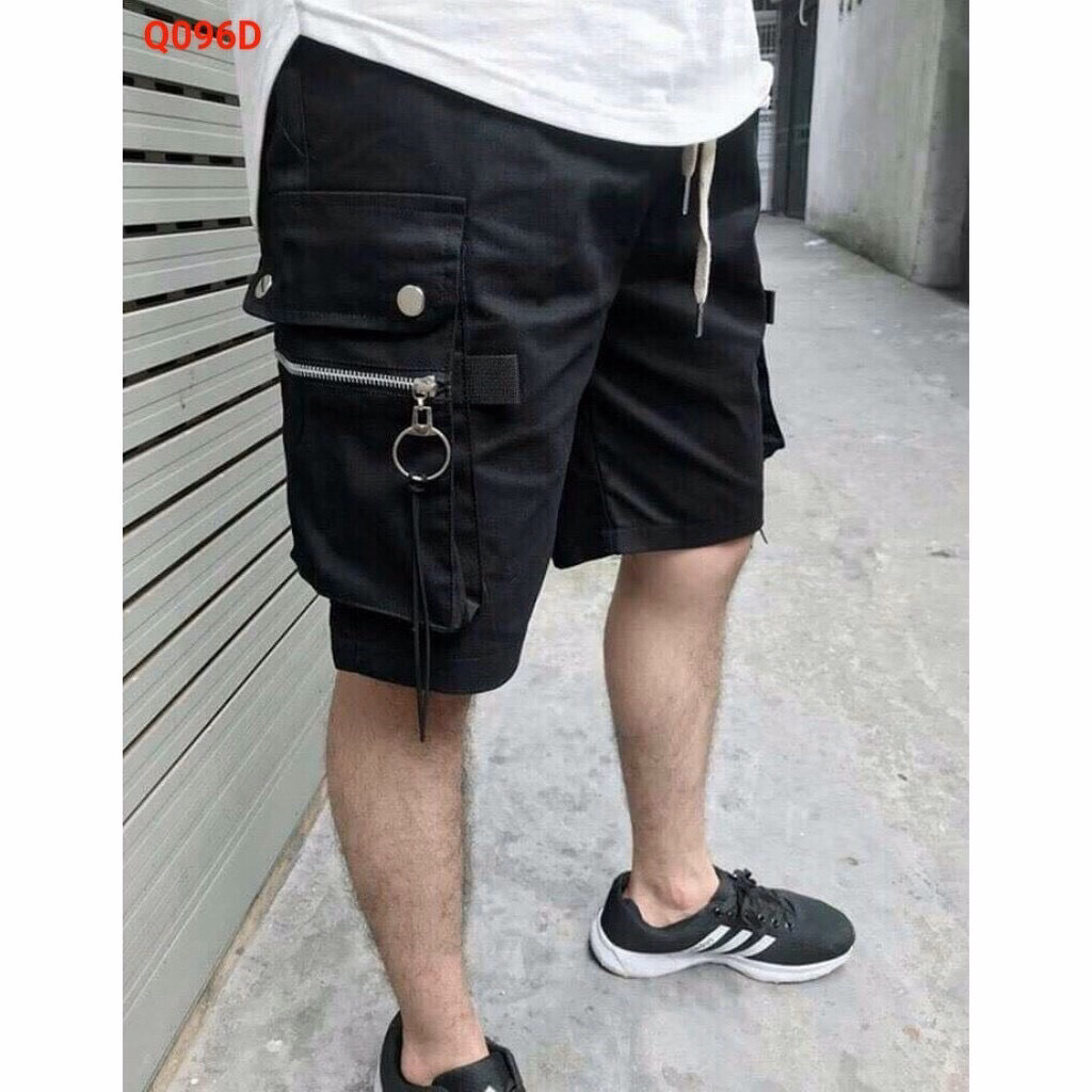 Quần Short Nam Kaki Túi Khóa Móc Tròn - Ausa House - Ảnh 11