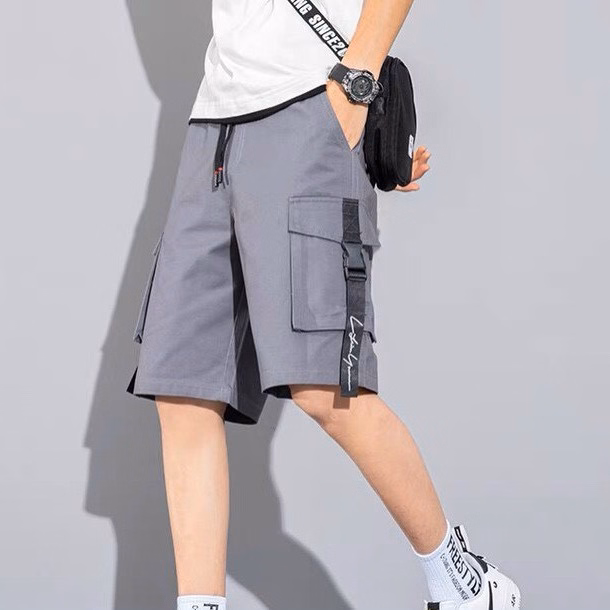 Quần Short Nam Kaki Túi Hộp 2 Chốt Co Giãn - Ausa House - Ảnh 3