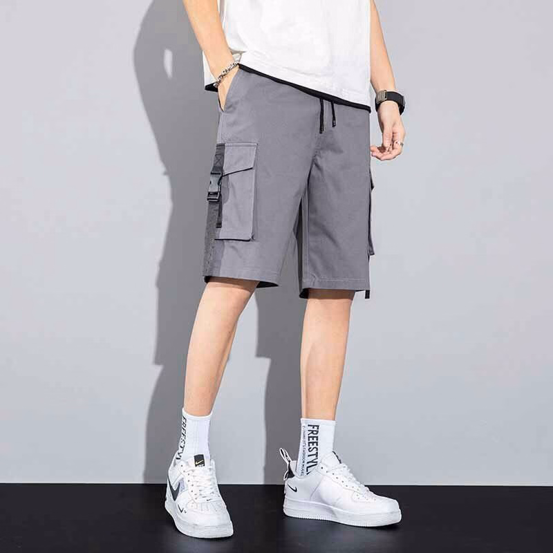 Quần Short Nam Kaki Túi Hộp 2 Chốt Co Giãn - Ausa House - Ảnh 4