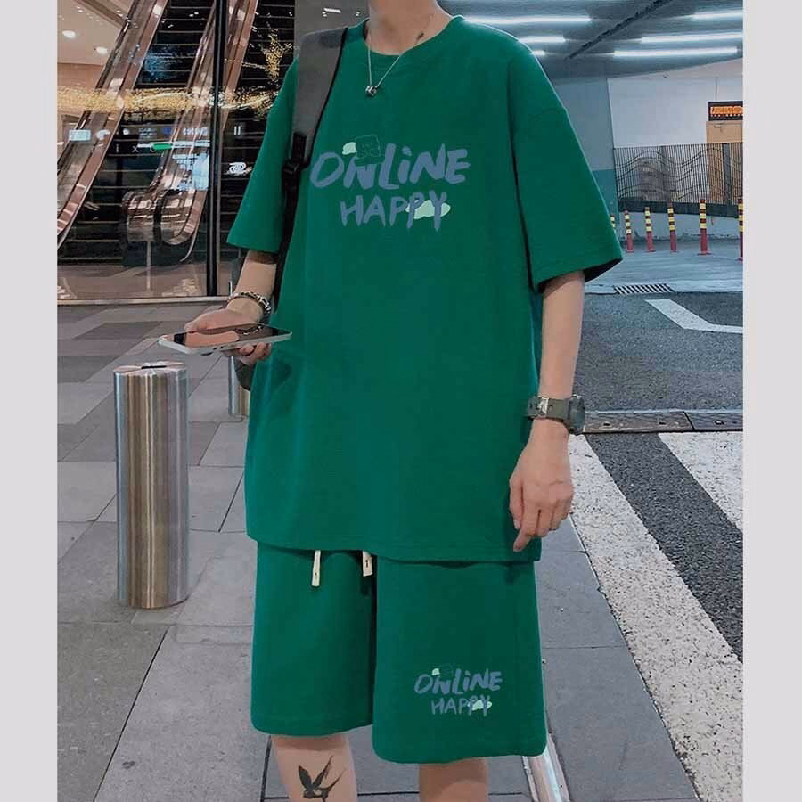 Đồ Bộ Thể Thao Nam Nữ Unisex Online Happy - Ausa House - Ảnh 11