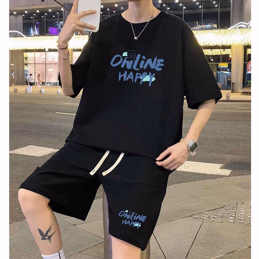 Đồ Bộ Thể Thao Nam Nữ Unisex Online Happy - Ausa House - Ảnh 10