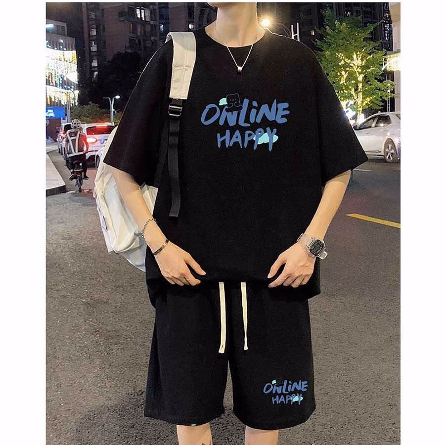 Đồ Bộ Thể Thao Nam Nữ Unisex Online Happy - Ausa House - Ảnh 13