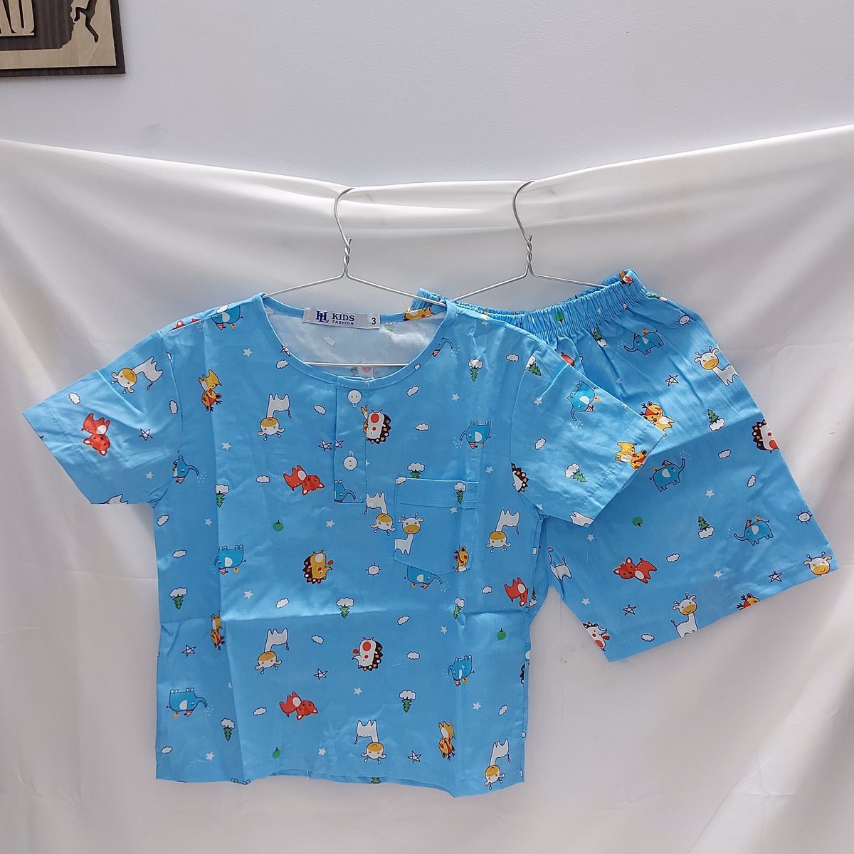 Bộ Đồ Mặc Nhà Mùa Hè Cho Bé Trai Chất Liệu Kate Cotton Hàn Thoáng Mát - Zinpro - Ảnh 7