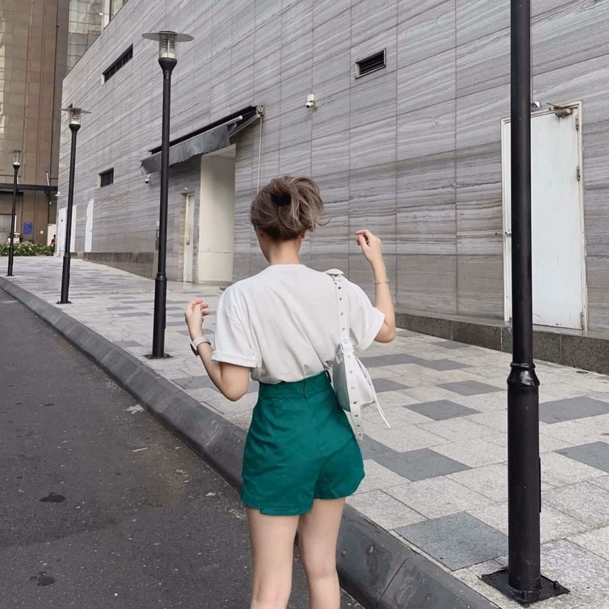 Set Đùi Giả Váy Kèm Áo Thun Cotton In Offer V49 - Haka Mây - Ảnh 3