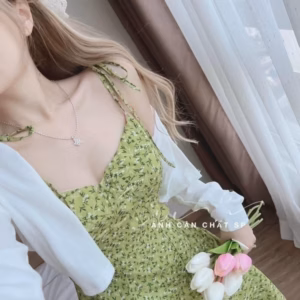 Đầm Hoa Kèm Khoác V51 - Cloudy Dress