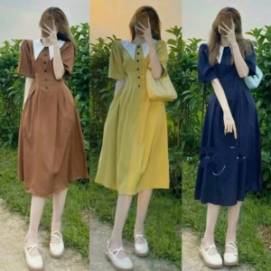 Váy Xòe Đính Cườm Chất Kate Lụa V59 - Cloudy Dress
