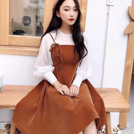 Set Yếm Hai Dây Cát Hàn Chất Umi V60 - Cloudy Dress