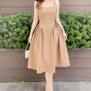 Đầm Chất For Có Mút Ngực Chít Eo Xòe Tôn Dáng V95 - Cloudy Dress