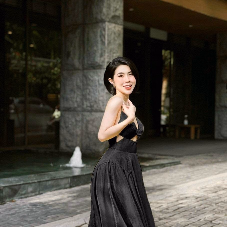 Đầm Hai Dây Khoét Eo Rộng Dáng Dài V188 - Cloudy Dress - Ảnh 2