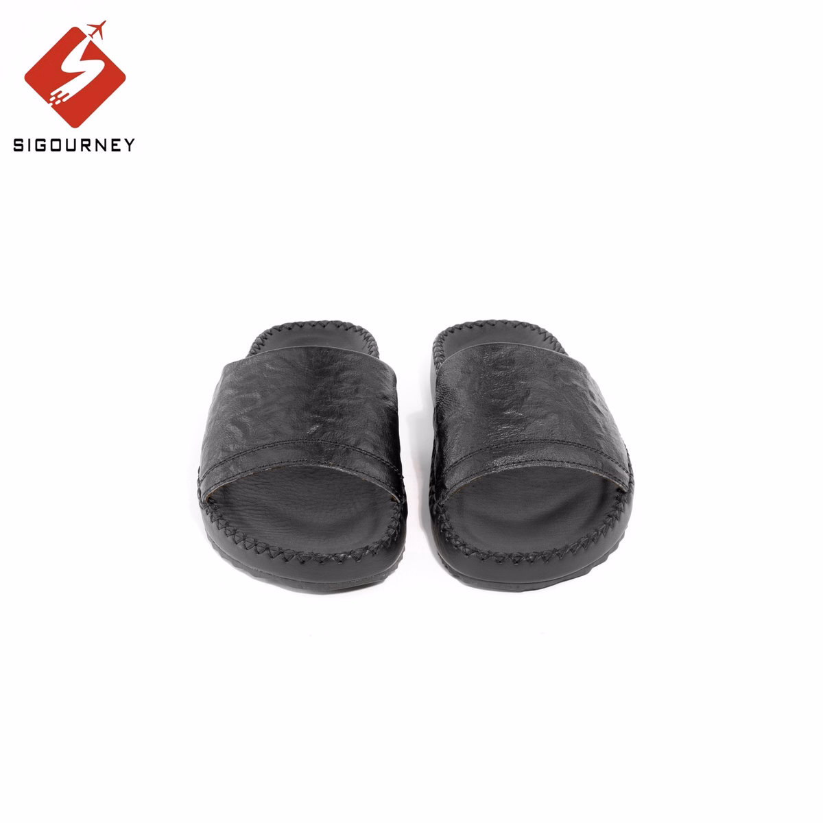 Dép Nam Quai Ngang Da Bò Thật Cao Cấp Đế Khâu Chắc Chắn Dn110 -Sigourney - Ảnh 5