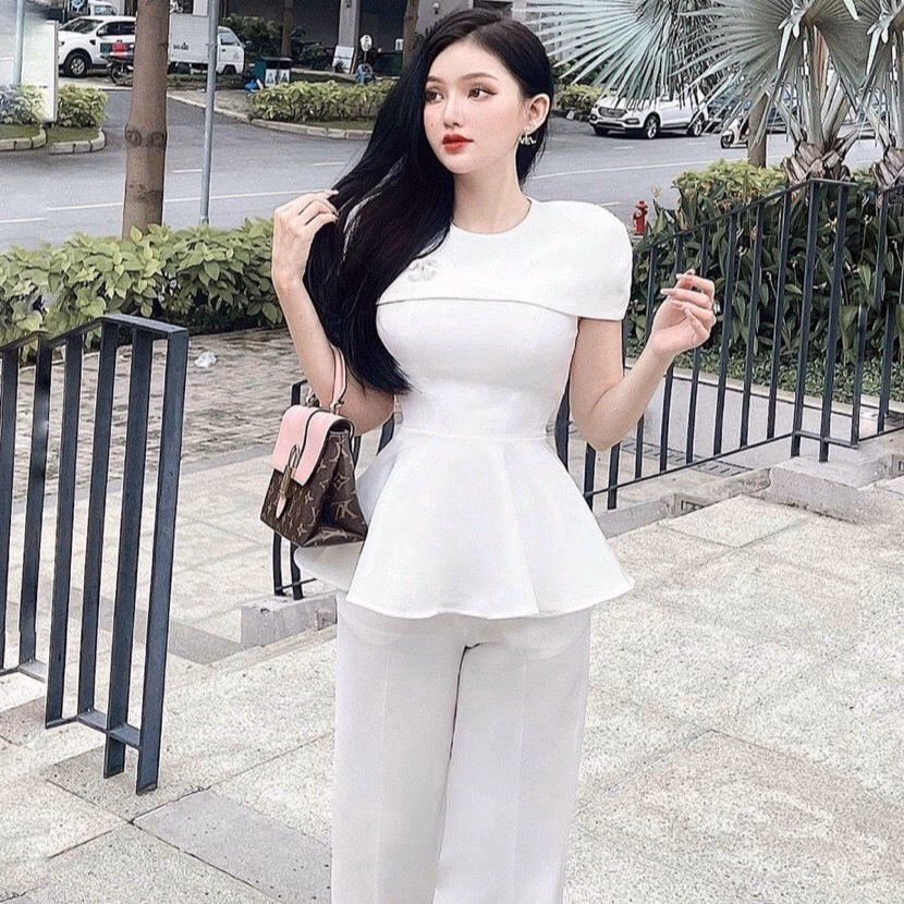 Set Bộ Dáng Xèo Tay Ngắn Sang Chảnh V224 - Cloudy Dress - Ảnh 4