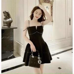 Váy Hai Dây Dáng Chữ A Chic Eo Sang Chảnh V225 - Cloudy Dress