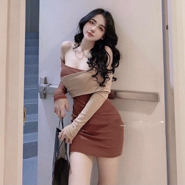 Đầm Thun Ôm Body Tay Dài Kiểu V235 - Cloudy Dress - Ảnh 4