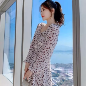 Đầm Kate Lụa Đính Hoa Nhí Tiểu Thư V239 - Cloudy Dress