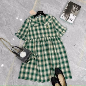 Đầm Babydoll Kate Sọc Karo Cute V248 - Cloudy Dress