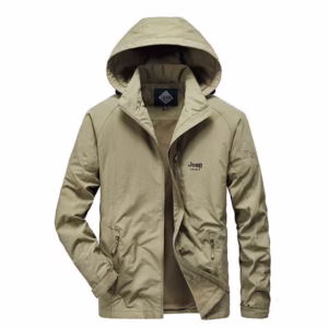 Áo Khoác Nam, Áo Gió Mũ Trơn, Giữ Ấm Chống Nắng, Chống Nước, Kín Gió, Ngăn Bụi Cao Cấp - Htm Fashion