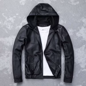 Áo Khoác Da Có Nón Thời Trang Cao Cấp Hàn Quốc Ad029 - Phl