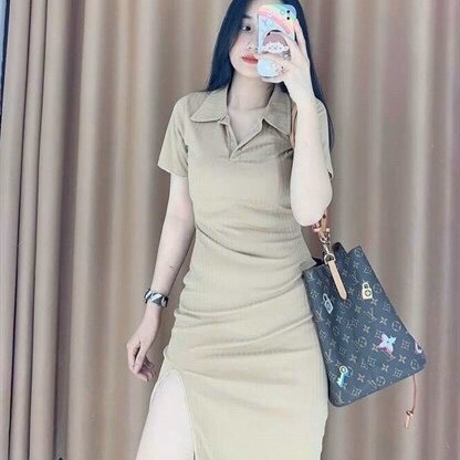 Đầm Thun Ôm Body Tôn Dáng V264 - Cloudy Dress - Ảnh 3