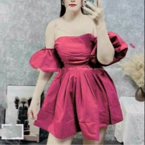 Váy Trễ Vai Dáng Xòe Tiểu Thư Cute V269 - Cloudy Dress