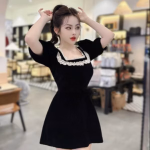 Đầm Tapda Phối Ren Trẻ Trung V277 - Cloudy Dress