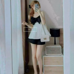 Set Bộ Umi Có Nơ Tiểu Thư Sang Chảnh V278 - Cloudy Dress