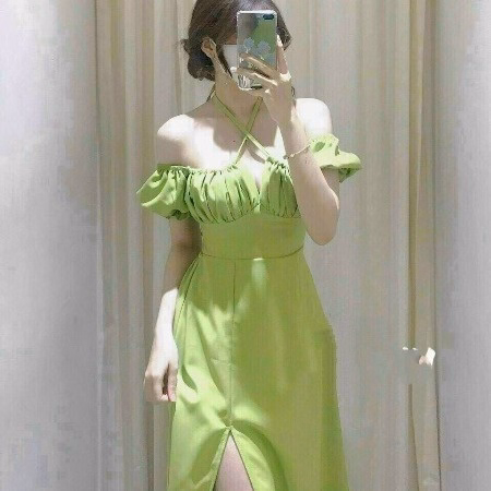Đầm Lụa Chéo Dáng Yếm Dài Sang Chảnh V279 - Cloudy Dress