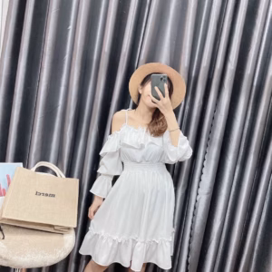Đầm Kate 2 Dây Có Tay Dáng Xòe Cá Tính V292 - Cloudy Dress