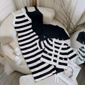 Đầm Nữ 2 Dây Ôm Body Kèm Áo Khoác Chất Thun M834 - Aine