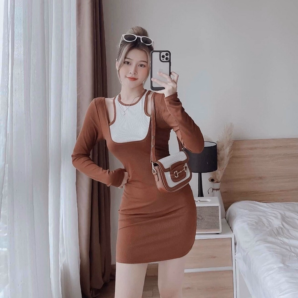 Đầm Thun Gân Ôm Body Sexy Sang Chảnh V282 - Cloudy Dress - Ảnh 2